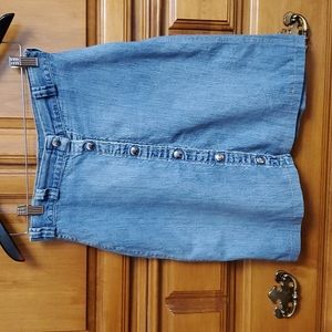 Vintage SEAFARER  Jean Skirt xs-Small
